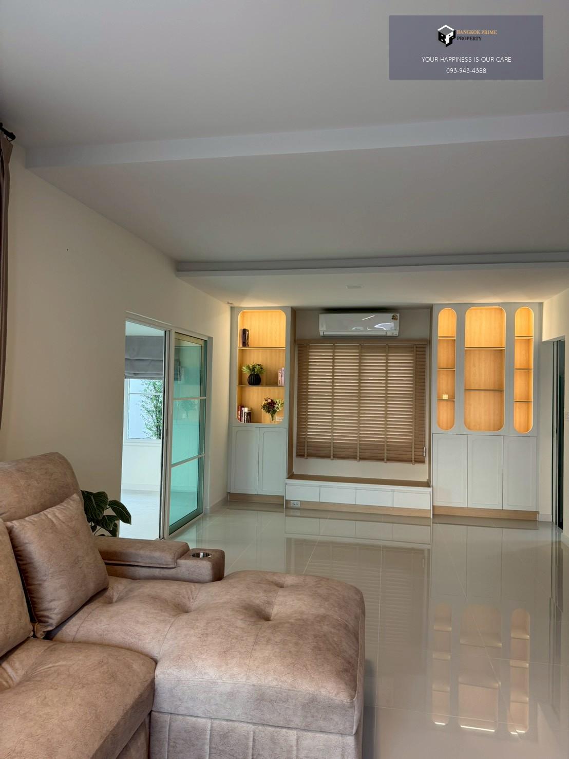 Villaggio 3 Srinakarin-Bangna | บ้านพร้อมเข้าอยู่ เฟอร์นิเจอร์ เครื่องใช้ไฟฟ้าครบ #HL Focus