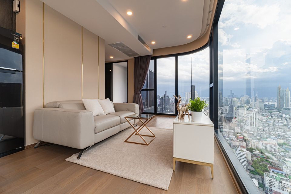 Ashton Chula-Silom | MRT สามย่าน | 2bed, high floor | #HL