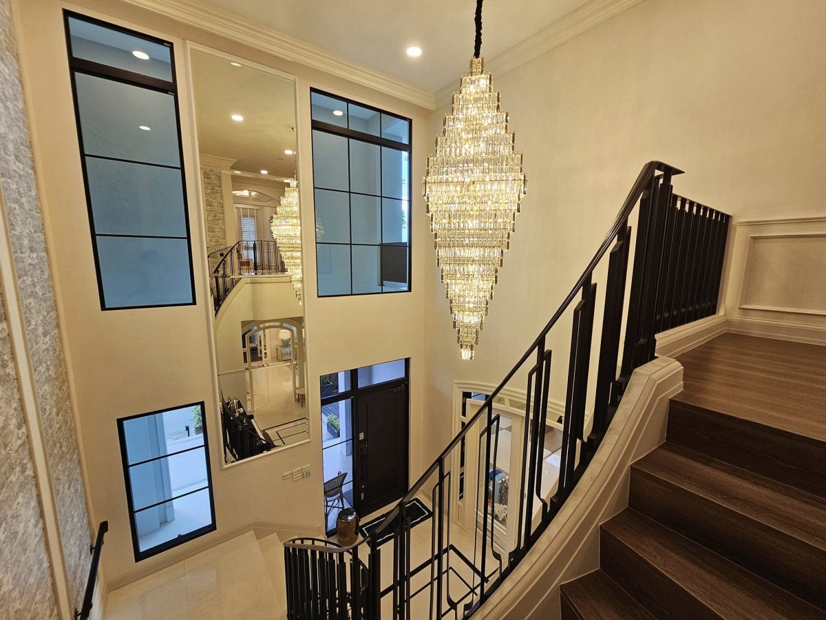 Nantawan Rama9-New Krungthepkreetha | Private plot surrounded by lake and garden only #HL Focus
