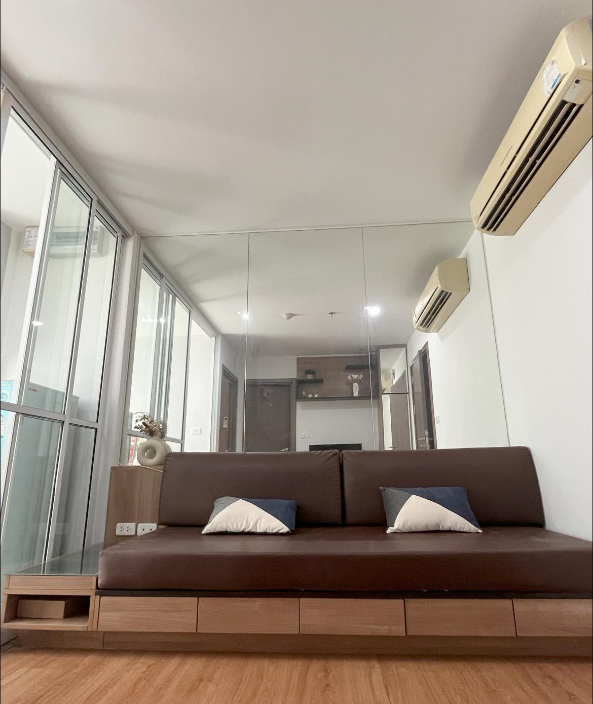 The base sukhumvit 77 | 🚝ใกล้ BTS อ่อนนุช เฟอร์นิเจอร์บิ้วอินทั้งห้อง วิวสระว่ายน้ำ #New