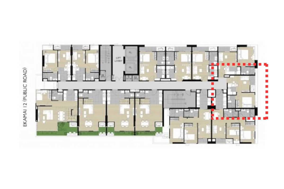 M Thonglor10 | Pet friendly เอกมัย !!! รีโนเวทใหม่พร้อมเข้าอยู่ ไม่เคยปล่อยเช่า ห้องไม่ช้ำ #HL