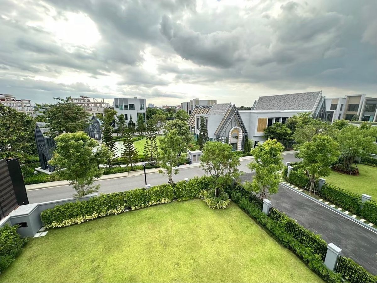 Grand Bangkok Boulevard Rama9-Krungthep Kreetha | บ้านใหม่ไม่เคยเข้าอยู่ แปลงมุม ใกล้clubhouse ทำเลดีที่สุดในโครงการ #HL Focus