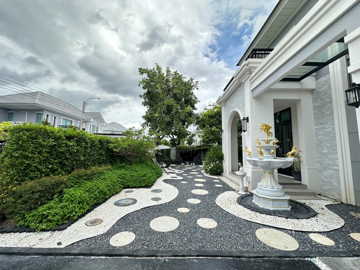 Perfect Masterpiece Sukhumvit 77 | บ้านหันทิศเหนือ มีพื้นที่สวนสวย เฟอร์นิเจอร์ครบ พร้อมเข้าอยู่  # HL Focus