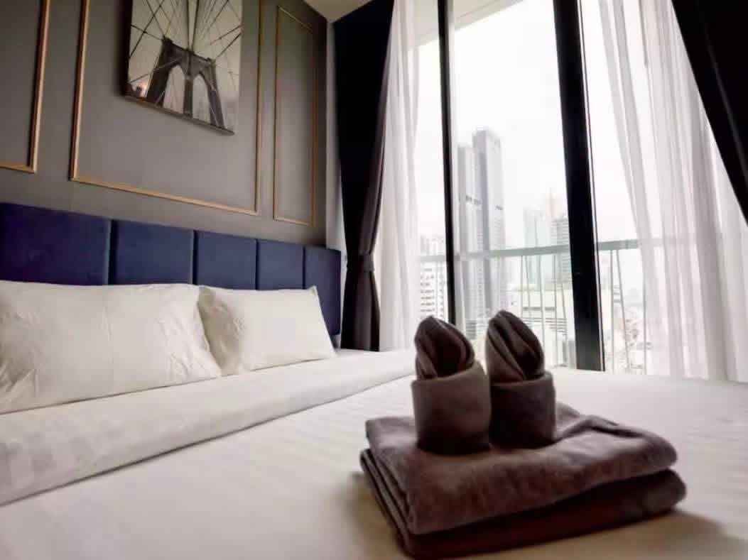 Noble Recole Sukhumvit 19 | 🔥 ห้องสวยพร้อมอยู่ใจกลางอโศก! | 1 ห้องนอน 35 ตร.ม. | ชั้น 14 | ใกล้ BTS อโศก & MRT สุขุมวิท