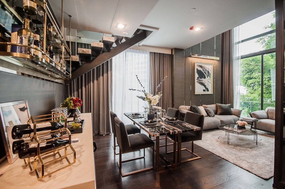 Laviq Sukhumvit 57 | Ultra-Luxury Duplex (97.52 sq.m.) | 2-BR Corner Unit | 100m to BTS Thong Lo ✨