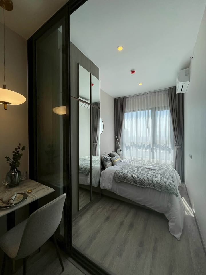 KnightsBridge Prime Onnut | High Ceiling 3M Suite! 19,000 THB/Mo | KnightsBridge Prime Onnut | 1 Bed 1 Bath Modern Unit | Fully Furnished, Near BTS On Nut